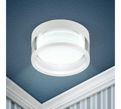 Светильник встраиваемый точечный алюминиевый MR16, KL82 WH белый (40/960)  Б0049011  ЭРА