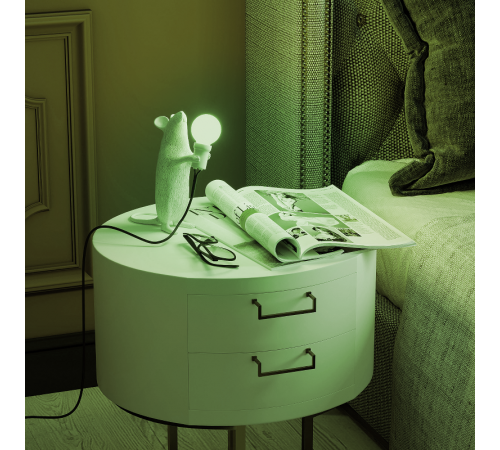 Лампа светодиодная   Basic Filament Шар 4W 220lm Е27 green LED 1/10/50  10512042-G  Gauss