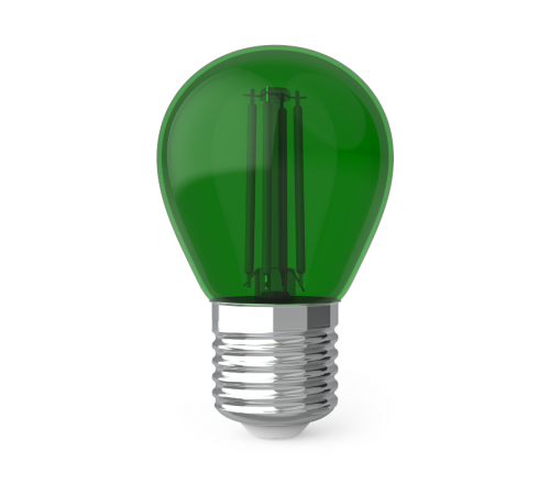 Лампа светодиодная   Basic Filament Шар 4W 220lm Е27 green LED 1/10/50  10512042-G  Gauss