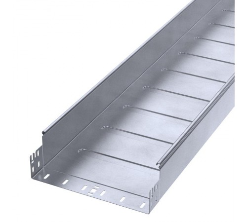 Лоток неперфорированный Профи INOX (AISI 316) 300х100x3000 (1,0 мм) (6 м/уп)  PR16.13667  Промрукав