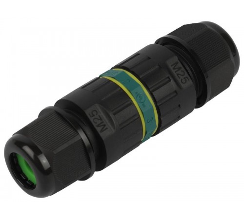 Коннектор ЭРА NO-224-674 кабельный прямой 5-Pin 0.5-2.5 мм2 безвинтовой IP68 Б0068026  ЭРА