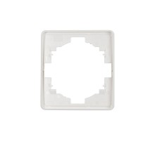 Рамка ROUND 1-постовая перламутр  KR-78-0751-1  Kranz