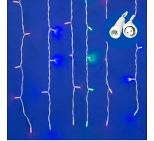 Занавес светодиодный  с эффектом мерцания, ULD-C2030-240/TWK MULTI IP67   3х2м соед. 240 диодов. мультиколор. шнур белый  UL-00001359  Uniel