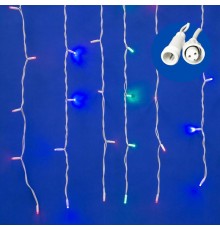 Занавес светодиодный  с эффектом мерцания, ULD-C2030-240/TWK MULTI IP67   3х2м соед. 240 диодов. мультиколор. шнур белый  UL-00001359  Uniel