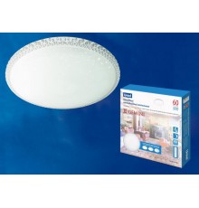 Светильник светодиодный декоративный бытовой, димм, с П/У ULI-D237 60W/SW/50 GEMINI 3000К/4000К/6500К 4200Лм. IP20  UL-00003343  Uniel