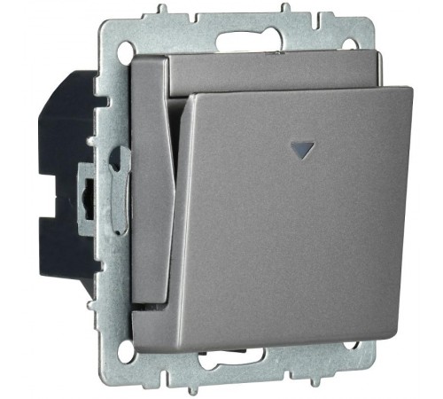 BRITE Выключ. карточный 30А ВС10-1-8-БрС сталь  BR-V11-0-10-K46  IEK