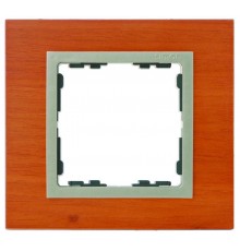 Simon 82 Рамка декоративная, 4 поста, S82 Nature, Дерево, вишня-шампань  82947-67  Simon