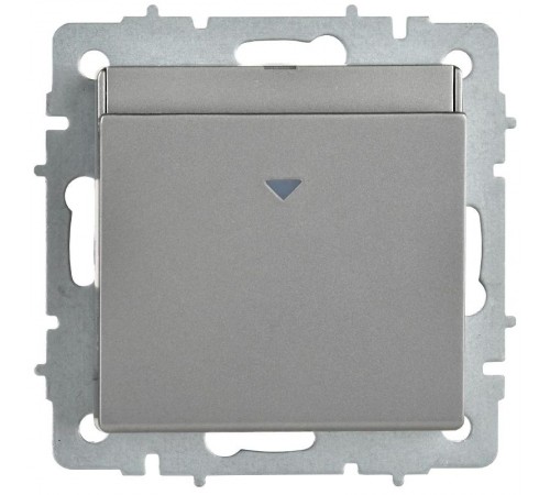 BRITE Выключ. карточный 30А ВС10-1-8-БрС сталь  BR-V11-0-10-K46  IEK