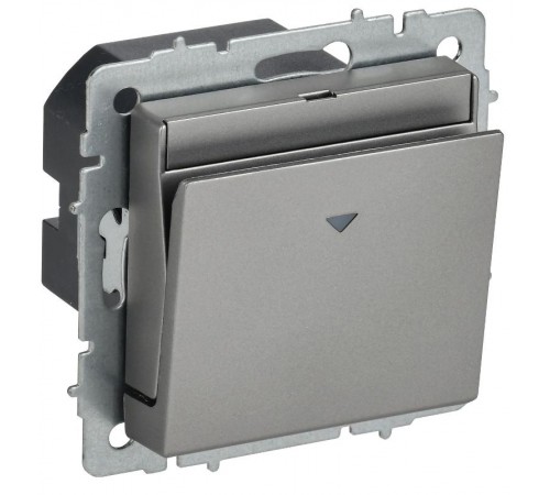 BRITE Выключ. карточный 30А ВС10-1-8-БрС сталь  BR-V11-0-10-K46  IEK