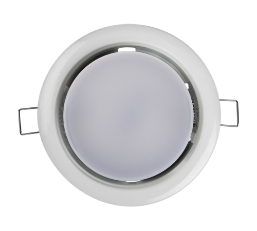 Светильник точечный встраиваемый под лампу ДВО PGX53 10639.1 15Вт GX53 IP20 белый  1016744  Jazzway