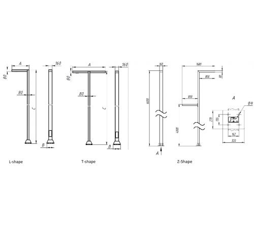 Светильник светодиодный ДТУ POKER LED 35 (W) L-SHAPE 4M 3000K (в комплекте ЗДФ)  1739000030  Световые Технологии