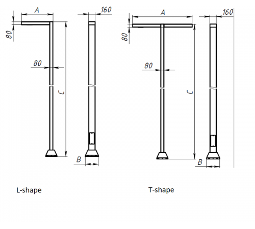 Светильник светодиодный ДТУ POKER LED 35 (W) L-SHAPE 4M 3000K (в комплекте ЗДФ)  1739000030  Световые Технологии
