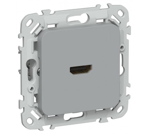FLITE Розетка HDMI РШДМА-ФлС серый  FI-H10-K03  IEK