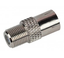 Переходник  Simple RS-A02 гнездо F-гнездо TV  Б0048291  ЭРА