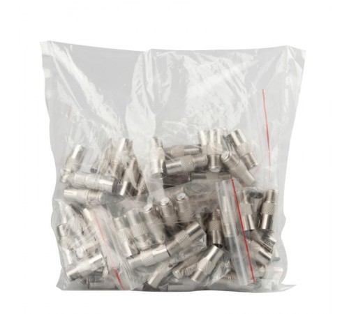 Переходник  Simple RS-A02 гнездо F-гнездо TV  Б0048291  ЭРА