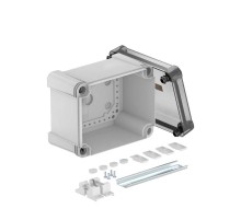 Распределительная коробка X10C, IP 67, 191х151х126 мм,сплошная стенка, прозрачная крышка, DIN-рейка  2005564  OBO Bettermann