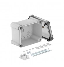 Распределительная коробка X10C, IP 67, 191х151х126 мм,сплошная стенка, прозрачная крышка, DIN-рейка  2005564  OBO Bettermann