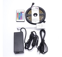Лента светодиодная LS606, готовый комплект 5м 60SMD(5050)/м 14.4Вт/м IP20 12V RGB  27706  Feron