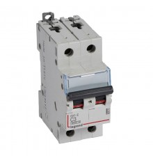 Выключатель автоматический двухполюсный DX3-E 6000 3А C 6кА  407272  Legrand