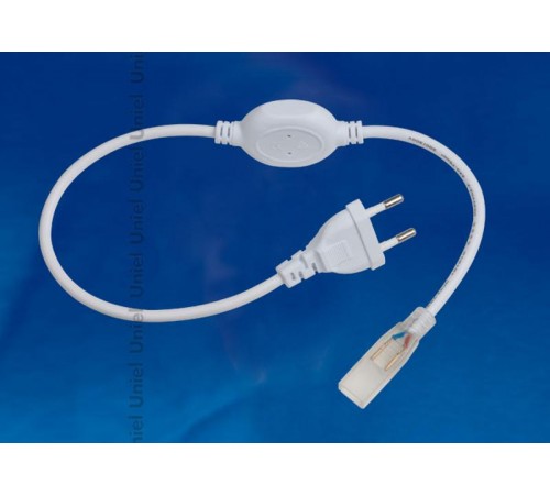 Провод электрический для подключения монохромных LED лент UCX-SP2/A67-NNN WHITE 1 STICKER ULS-3528 220В  07690  Uniel