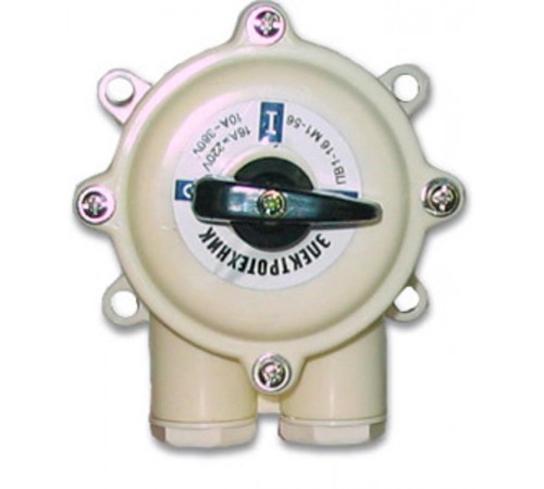 ПВ 1-16 М1 пл. 56 (16А, пластмассовый корпус, IP56), выключатель пакетный (ЭТ)  ET002562  Электротехник