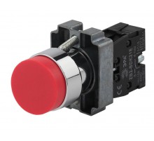 Кнопка управления LAY5-BL42 без подсветки красная 1р (20/200/5000)  Б0045673  ЭРА