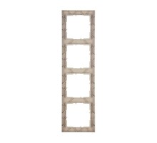 SUNO Рамка декоративная универсальная 4-постовая Цвет "Песочный"  721534  Legrand