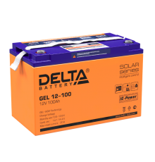 Аккумуляторная батарея Solar серии GEL 12-100 12В/100Ач  GEL 12-100  DELTA