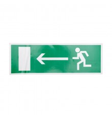 Наклейка эвакуационный знак "Направление к эвакуационному выходу налево"100*300 мм  56-0025  REXANT