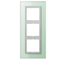 Рамка для серии LS-Plus 3-кратная; стекло  LSP983GLAS  Jung