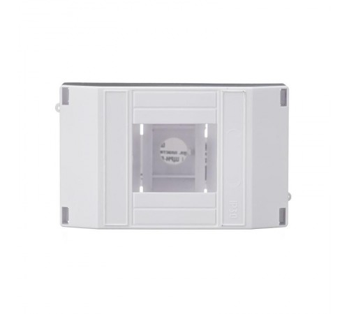 Корпус пластиковый навесной 2-4 модуля, IP30, БЕЛЫЙ, ЩРН-П-2/4  31031DEK  DEKraft