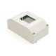 Корпус пластиковый навесной 2-4 модуля, IP30, БЕЛЫЙ, ЩРН-П-2/4  31031DEK  DEKraft