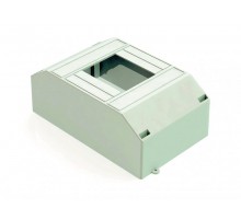 Корпус пластиковый навесной 2-4 модуля, IP30, БЕЛЫЙ, ЩРН-П-2/4  31031DEK  DEKraft