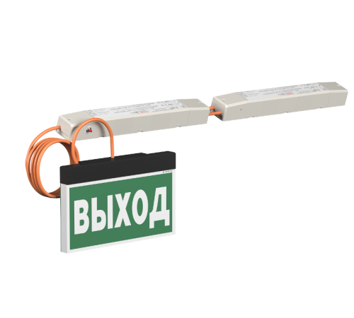 Световой указатель аварийного освещения BS-YANTA-83-S1-INEXI2 Black  a18104  Белый свет