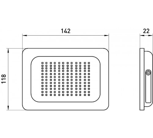 Прожектор светодиодный LPR-041-1-65K-050  50Вт 3500Лм 6500К датчик нерегулир  Б0043576  ЭРА