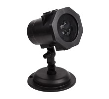 Проектор светодиодный 12 сменных слайдов, цвет RGBW, 12В  601-262  NEON-NIGHT