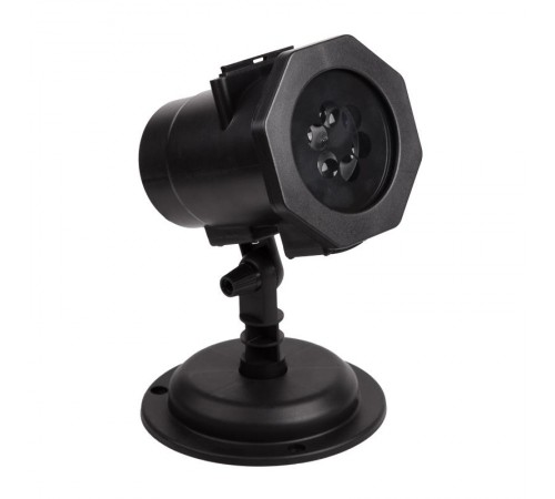 Проектор светодиодный 12 сменных слайдов, цвет RGBW, 12В  601-262  NEON-NIGHT