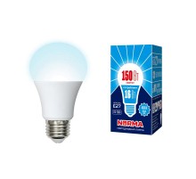 Лампа светодиодная LED-A60-16W/NW/E27/FR/NR LED. "груша" матовая. Серия Norma. 4000K  UL-00004026  Volpe