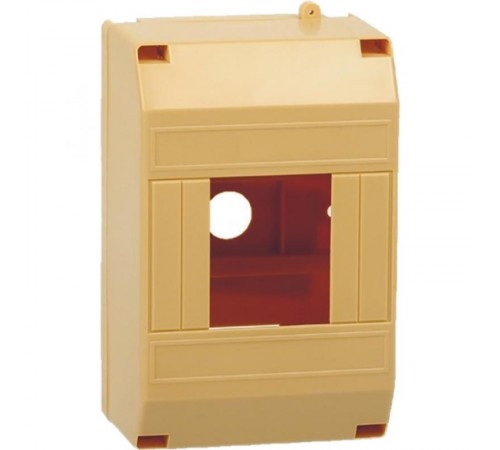 Бокс пластиковый навесной КМПН 1/4 светлое дерево индивидуальный штрих-код (ВхШхГ) 135х71х58 IP20 PROxima  pbm40-n-4-light  EKF