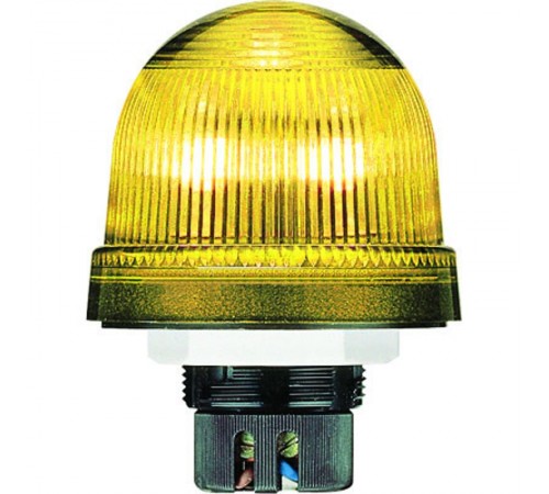 Сигнальная лампа-маячок KSB-306Y желтая мигающая со светодиодами 24В AC/DC  1SFA616080R3063  ABB