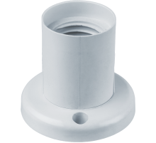 Патрон электрический NLH-PL-W2-E27 пластик потолочный прямой  14017  Navigator