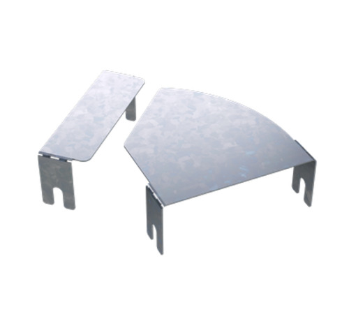 Крышка д/угла гор.изм.CPO 0-44 осн.100  38010INOX  DKC