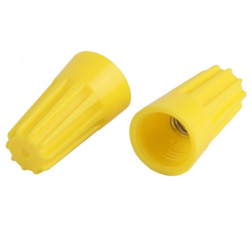 Соединительный изолирующий зажим ЭРА NO-225-55 СИЗ-4 (2,5-4,5 мм2) жёлтый (упак. 5 шт.)   Б0063380  ЭРА