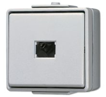 Кнопка 10A 250V ~  для накладного монтажа 634W Jung