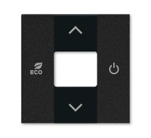 ABB Levit Антрацит Накладка для комнатного терморегулятора free@home  6220H-A03000 63  2CHH623000A4063  ABB