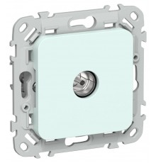 FLITE Розетка TV экран. оконечная тип M РТВм-1-1-1-ФлХЛ холодный лед  FI-A13-O-K94  IEK