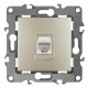 Розетка информационная 12-3107-04 RJ45,  шампань  Б0014726  ЭРА