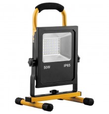 Прожектор светодиодный переносной с зарядным устройством 50W, 6400K, SMD5730, IP65, LL-915  41531  FERON