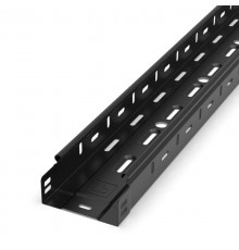 Лоток перфорированный Стандарт 100х50х3000 (0,7 мм) RAL 9005 (24 м/уп)  PR16.9975  Промрукав