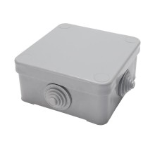 Коробка распределительная 75*75*42мм, 4 ввода, IP53, светло-серая (КЭМ 3-10-4 (П EBX10-34-44  39251  STEKKER